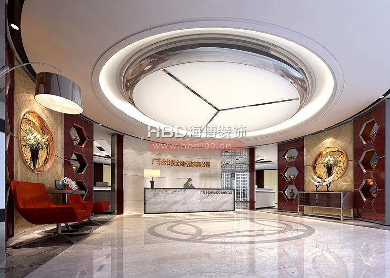 西塔辦公室裝修 金仕貴金屬前臺(tái)設(shè)計(jì) 西塔辦公室裝修 金仕貴金屬前臺(tái)設(shè)計(jì)