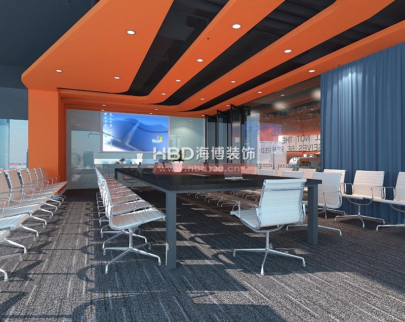 廣東英揚(yáng)傳奇廣告有限公司辦公室裝修 會(huì)議室裝修