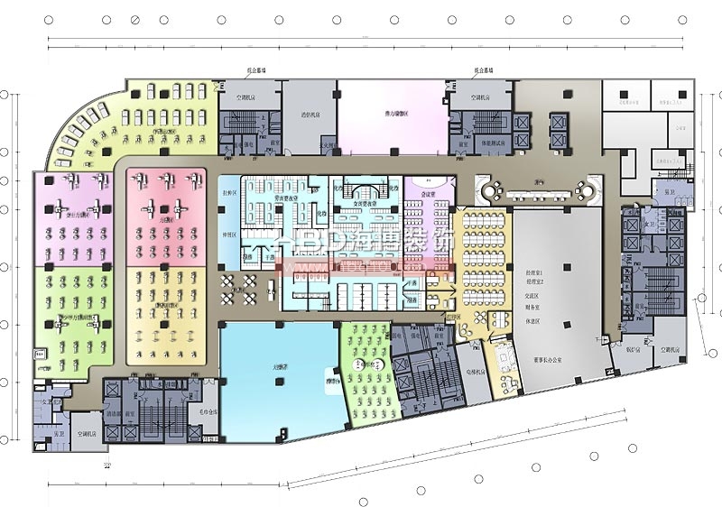凡力健身房設(shè)計 平面圖布置