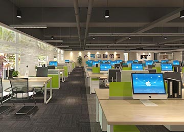 廣州醫(yī)享網(wǎng)公司辦公室設計