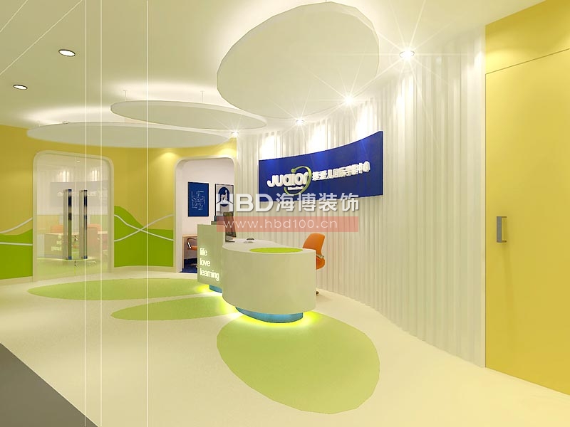 捷愛兒培訓(xùn)中心修設(shè)計(jì) 前臺 捷愛兒培訓(xùn)中心修設(shè)計(jì) 前臺