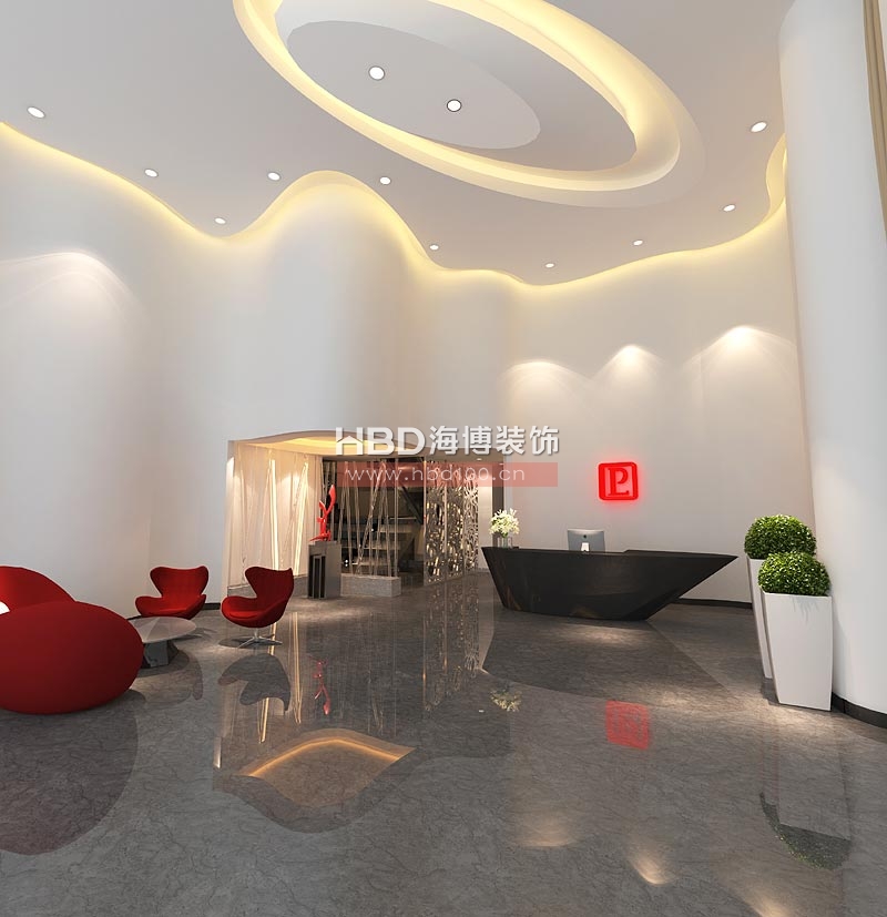 韓彩化妝品公司前臺設(shè)計(jì)效果 韓彩化妝品公司前臺設(shè)計(jì)效果