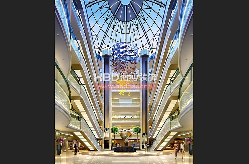 渤海家居購物商場裝修設(shè)計(jì) 中庭