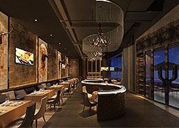 高端主題餐廳裝修設(shè)計案例鑒賞--水楓林