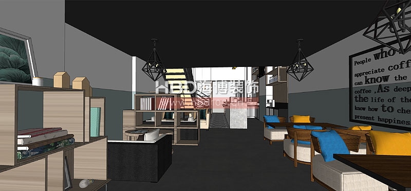 咖啡廳設(shè)計二樓雅座 咖啡廳設(shè)計二樓雅座