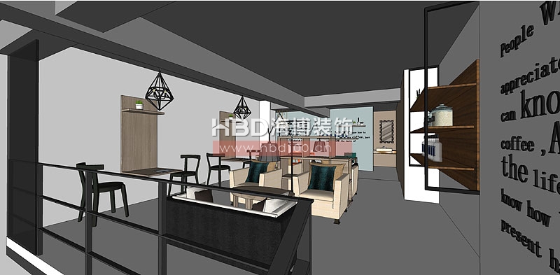 咖啡廳設(shè)計二樓雅座2 咖啡廳設(shè)計二樓雅座2