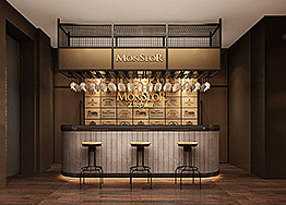 簽約廣州富力新天地酒莊設(shè)計裝修  MONSLOR