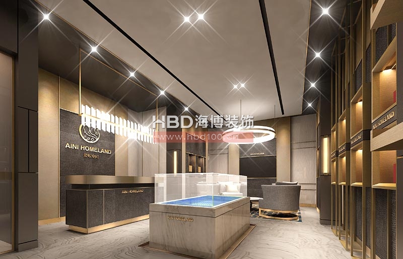 展廳設(shè)計(jì) 杭州愛鯢家園展廳角度三