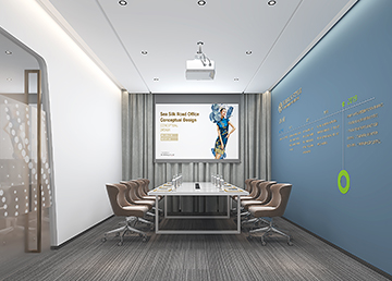 現(xiàn)代簡約辦公樓裝修設計 海絲時尚產(chǎn)業(yè)辦公樓